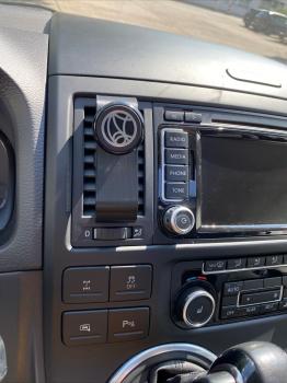 RS-Mount, fahrzeugspezifischer Handyhalter passend für VW T5 Facelift Baujahr 2009-2015, Made in Germany